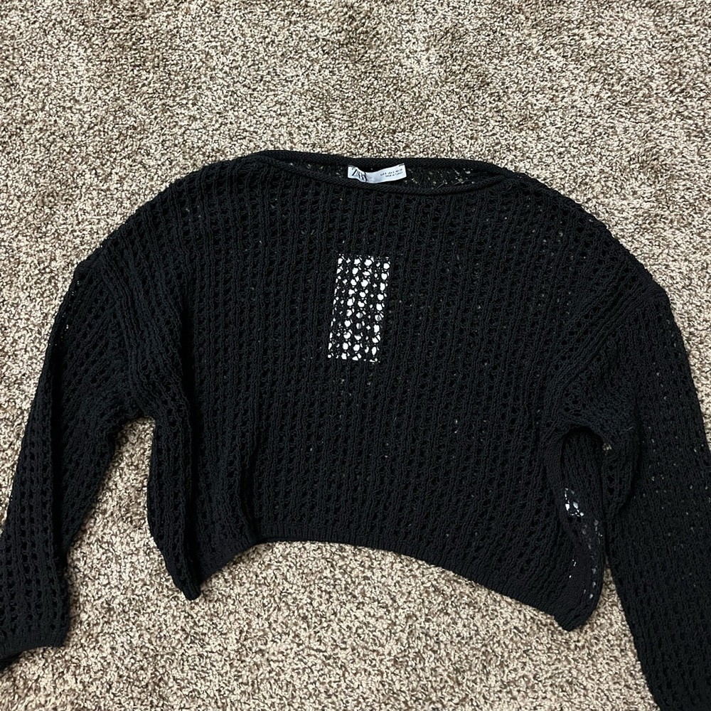 Zara mesh sweater